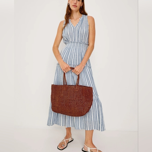 Rails Lou Lou Sun Dress Jalisco Stripe Size S MSRP $248 - Picture 4 of 7